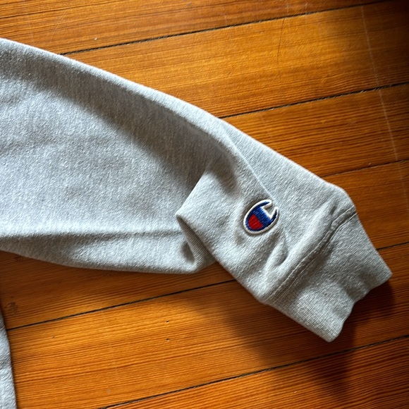 Little boys Champion Powerblend Crewneck Sweatshirt, Classic Script size 6 - Picture 2 of 4